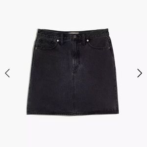 Rigid Denim High-Waist Straight Skirt Madewell